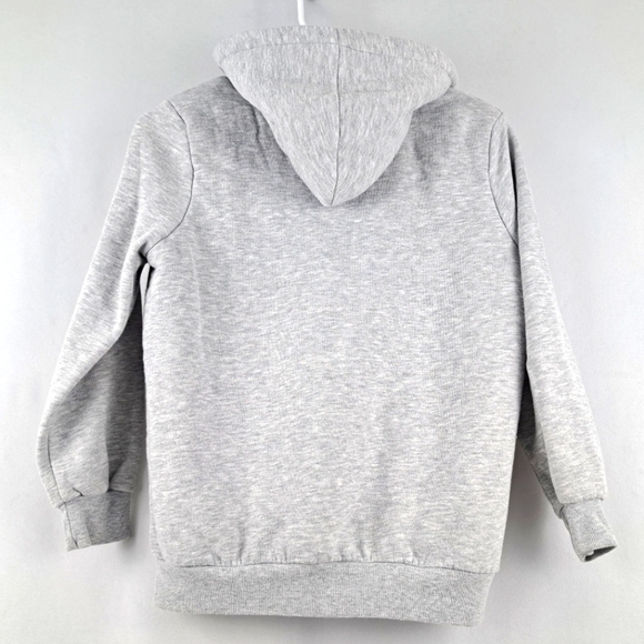 Youth Sherpa Lined Zip Hoodie, Highland Originals, Heather Grey sz 10/12 - Picture 2 of 4